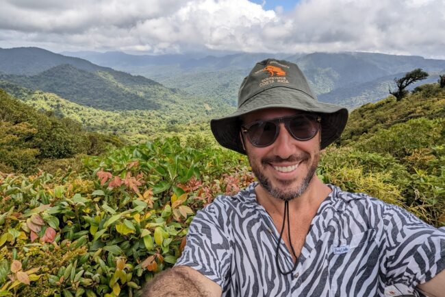 View from the continental divide in Monteverde